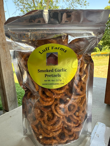 Smoked Garlic Pretzels